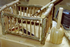 Bild: Korb aus sten, Manufaktur Astwerk